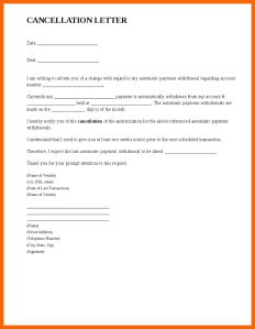 Guidelines for Writing a Successful Cancellation Letter