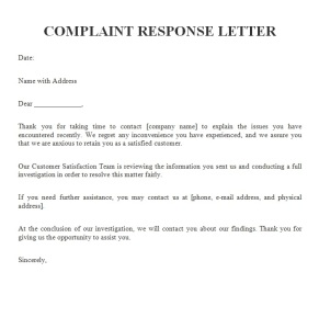 Effective Written Responses to Customer Problem Situations - How to Handle Customer Complaints